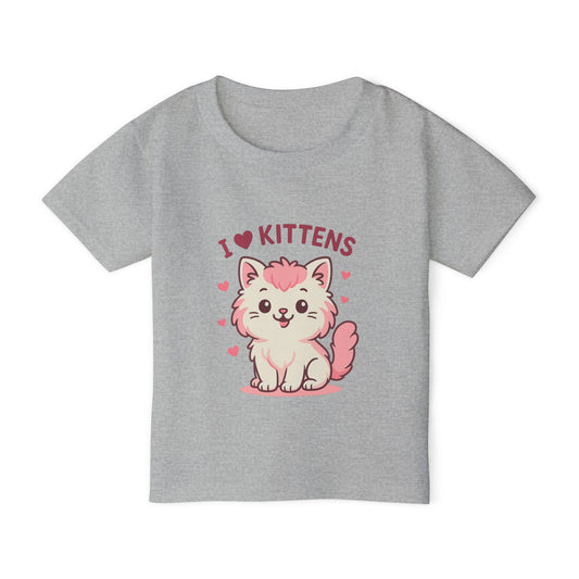 I Love Kittens Heavy Cotton™ Toddler T-shirt
