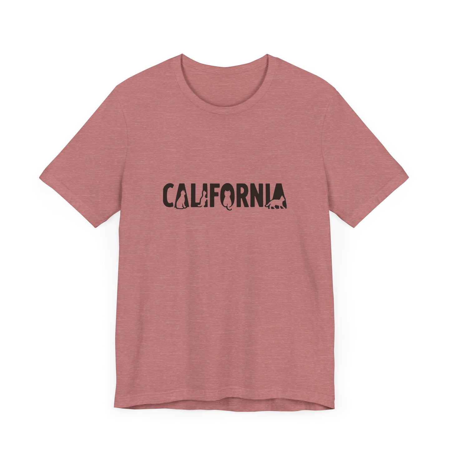 California cat letters Unisex Jersey Short Sleeve Tee