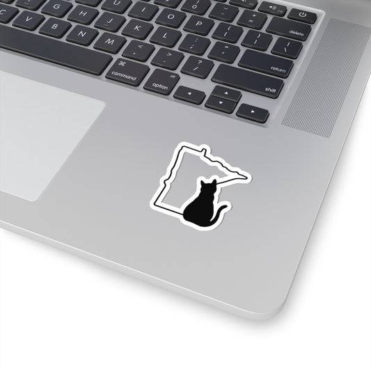 Minnesota Cat Laptop Decal