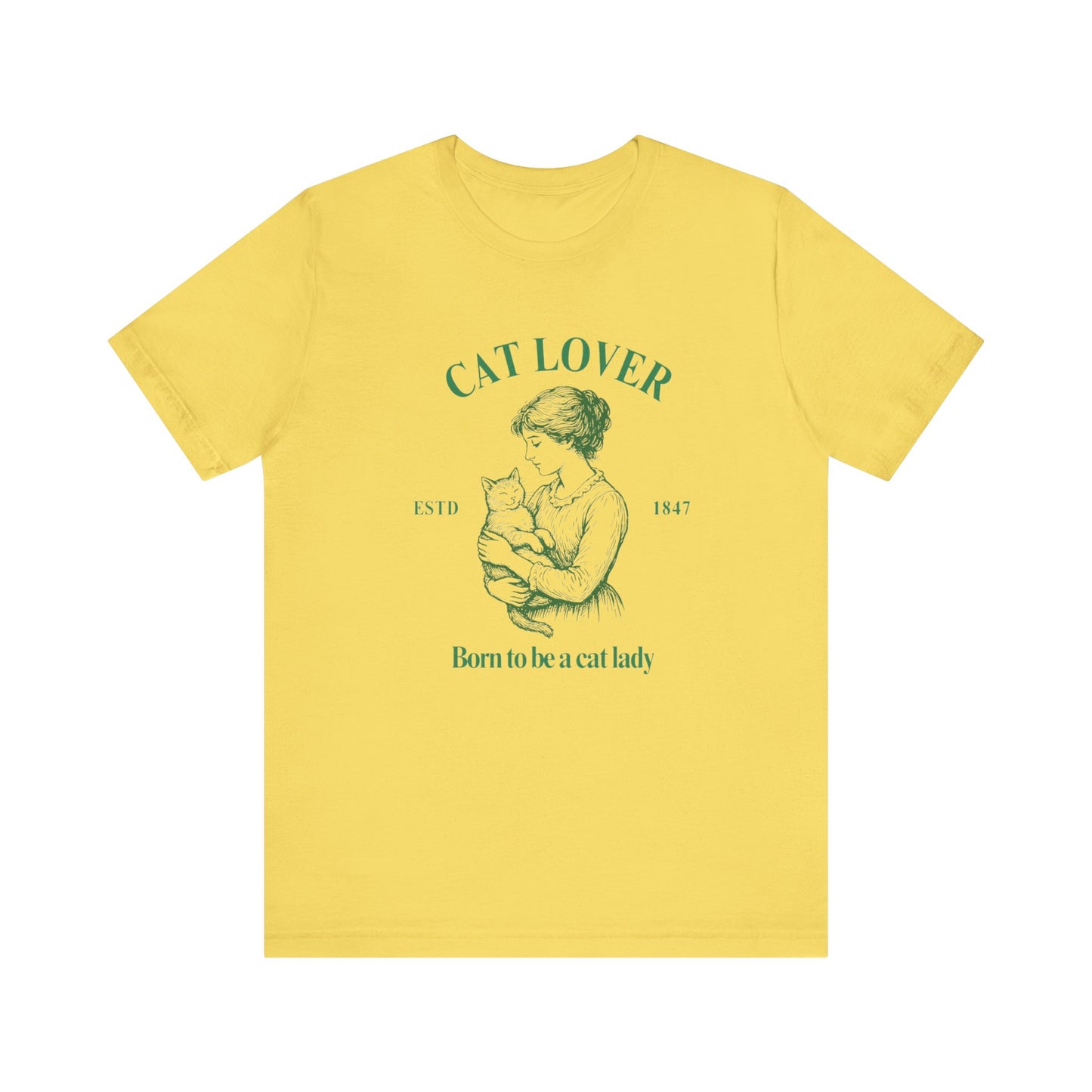 Born to be a Cat Lady Unisex Jersey Short Sleeve Tee