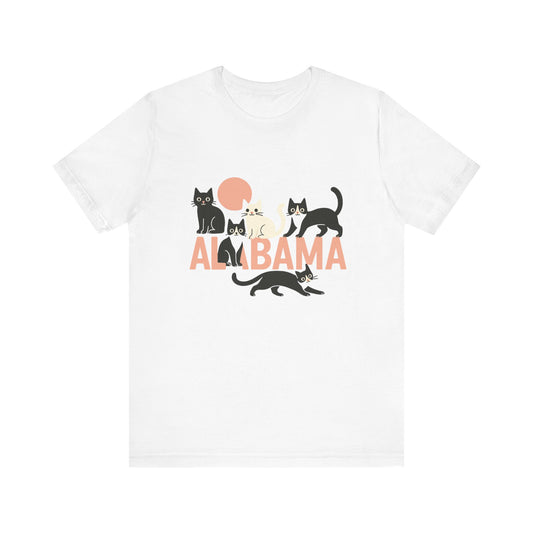 Alabama Cats Unisex Jersey Short Sleeve Tee