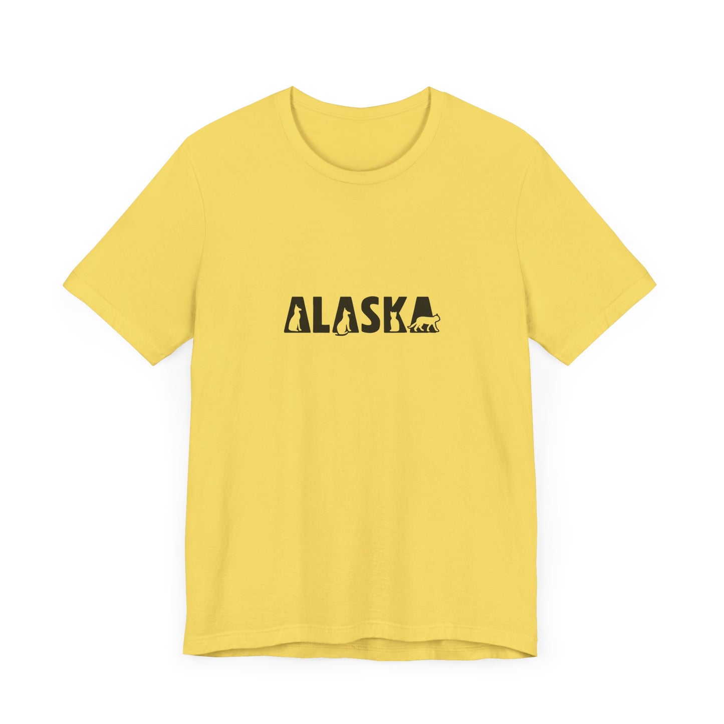 Alaska cat letters Unisex Jersey Short Sleeve Tee