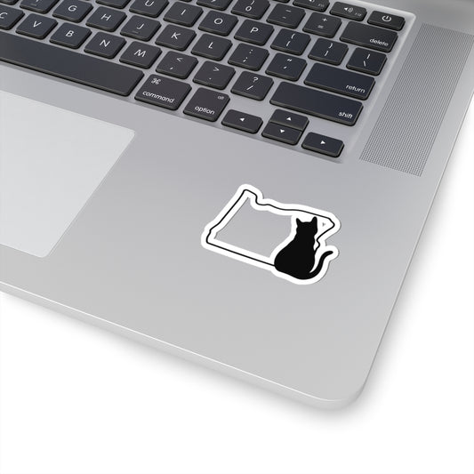 Oregon Cat Laptop Decal