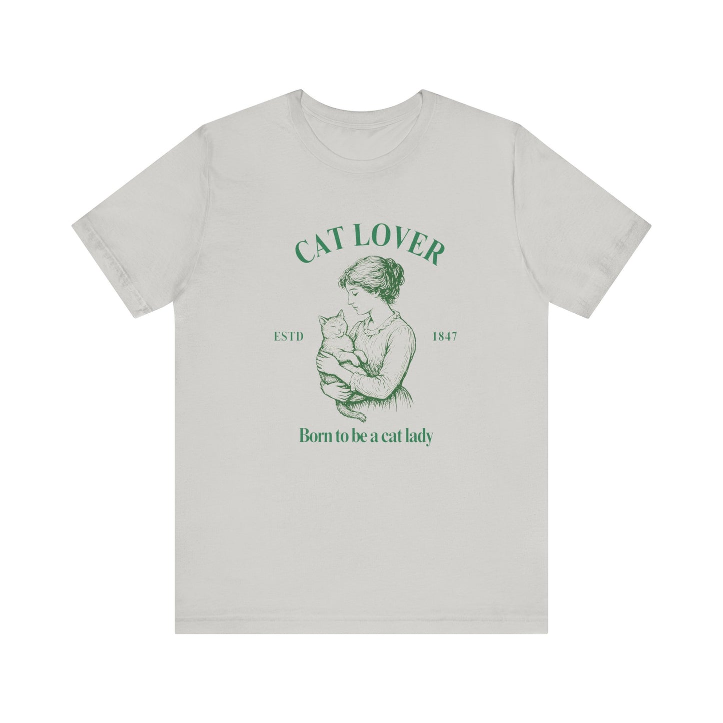 Born to be a Cat Lady Unisex Jersey Short Sleeve Tee