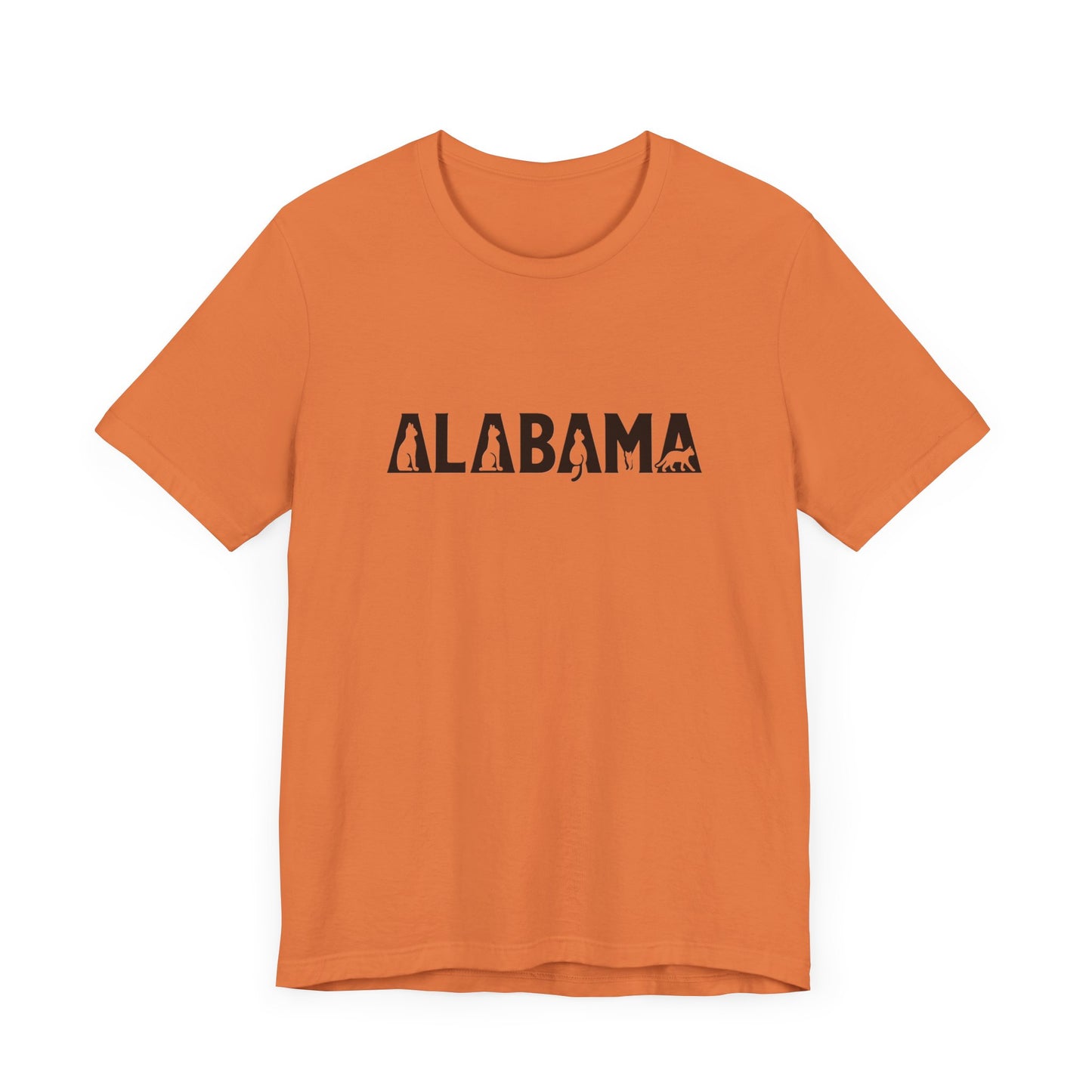 Alabama cat letters Unisex Jersey Short Sleeve Tee