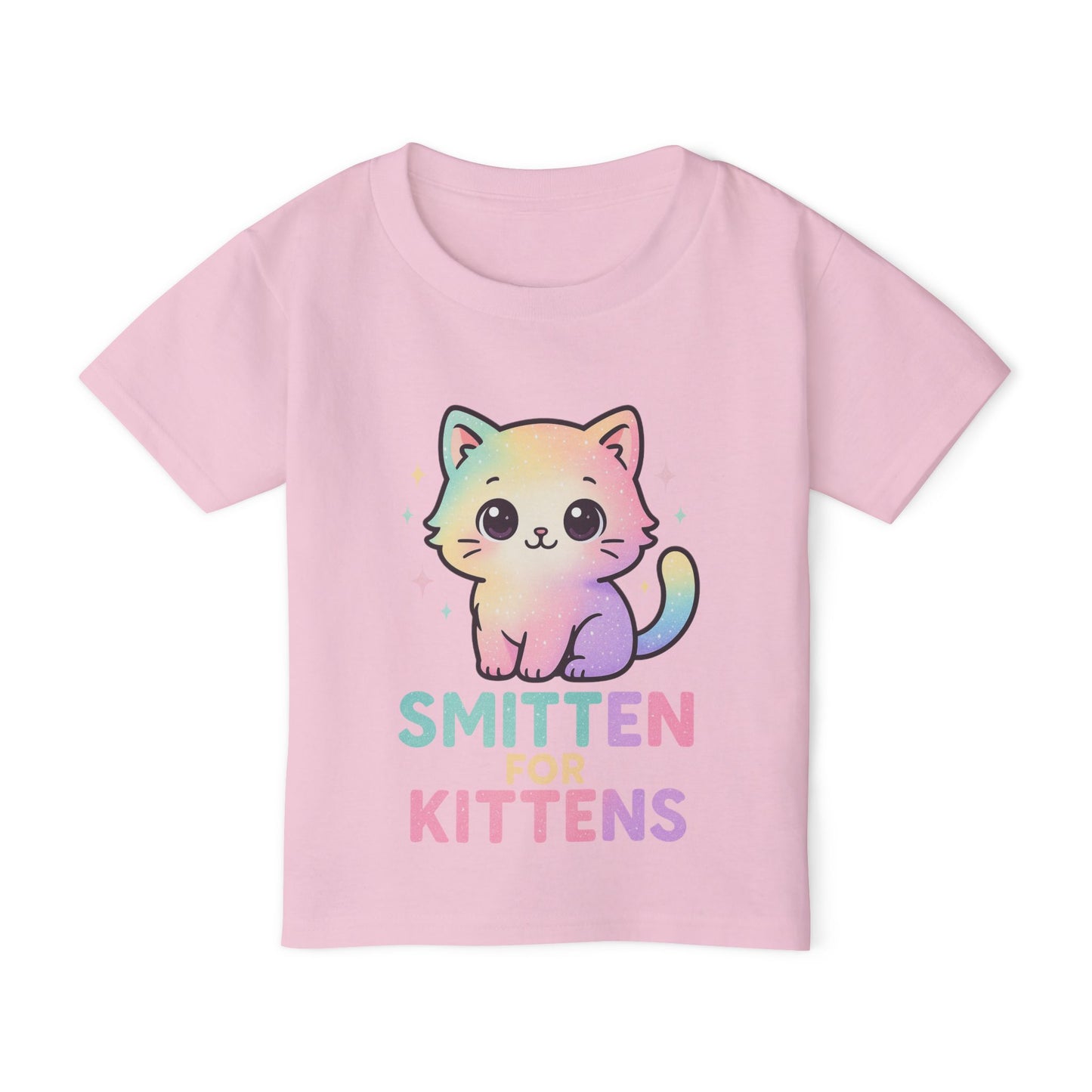 Smitten for kittens rainbow Heavy Cotton™ Toddler T-shirt