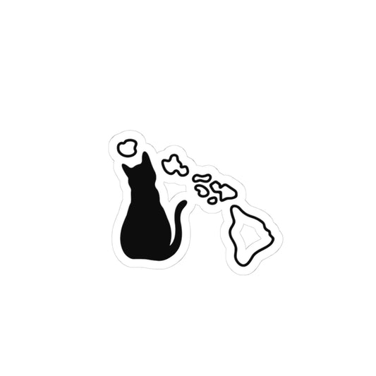 Hawaii Cat Laptop Decal