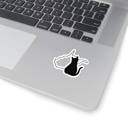 West Virginia Cat Laptop Decal