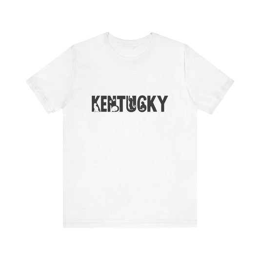 Kentucky Cat Letters Unisex Jersey Short Sleeve Tee