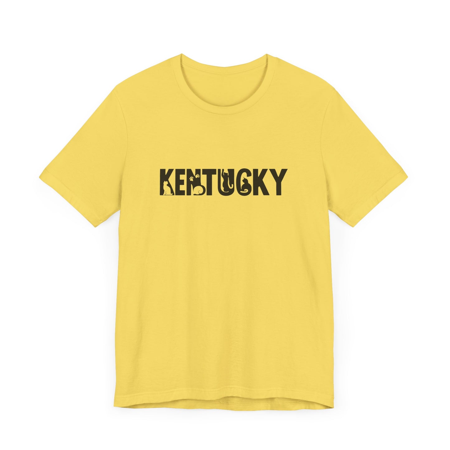 Kentucky cat letters Unisex Jersey Short Sleeve Tee