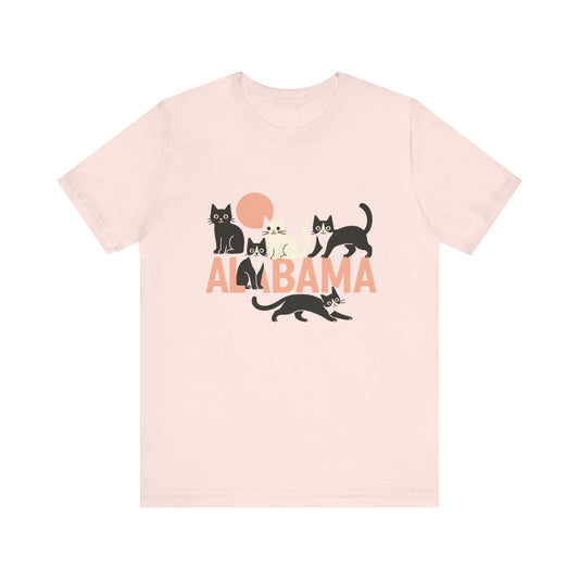 Alabama Cats Unisex Jersey Short Sleeve Tee