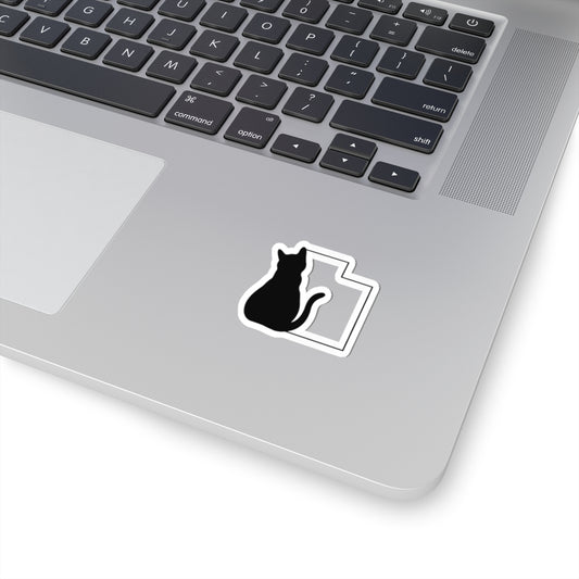 Utah Cat Laptop Decal