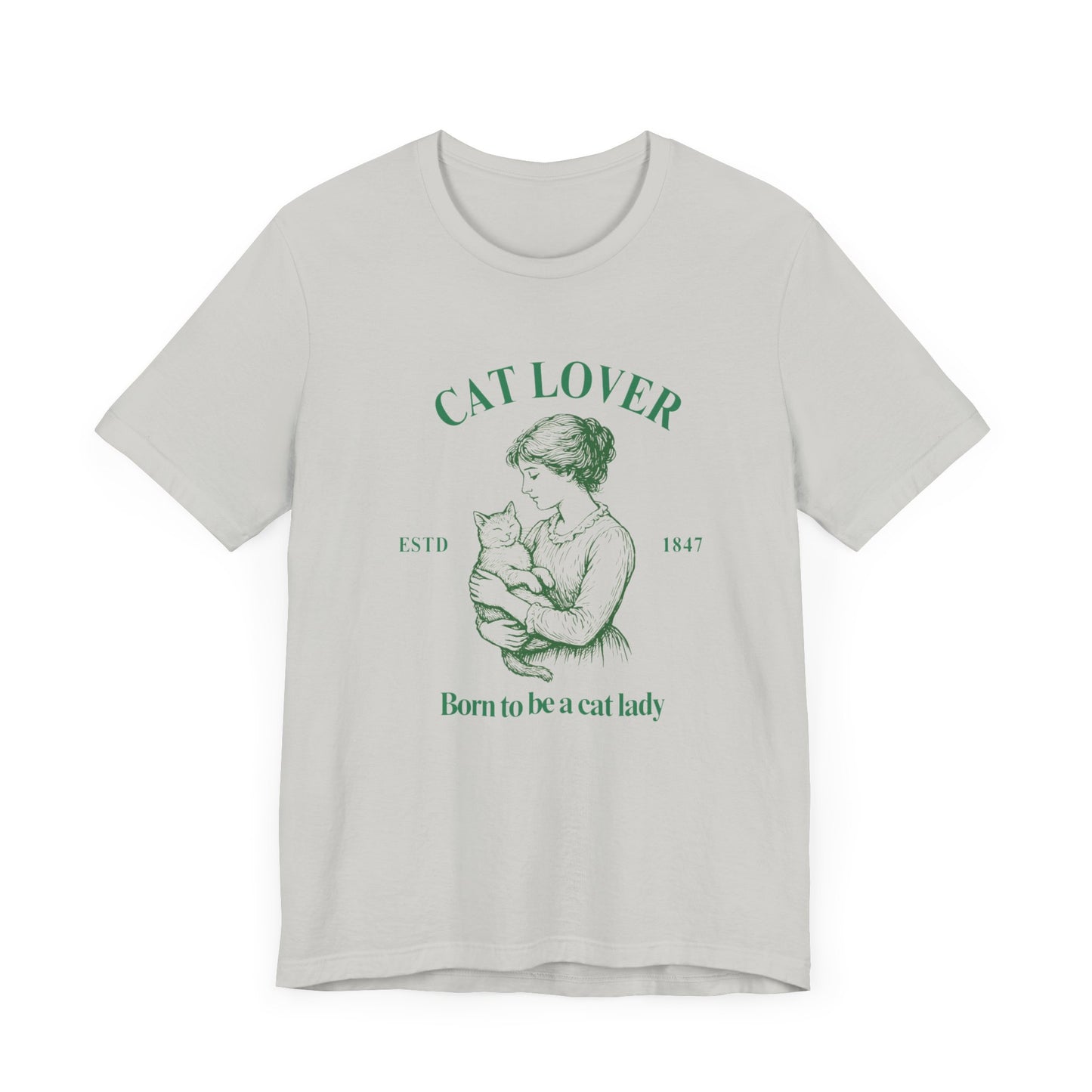 Born to be a Cat Lady Unisex Jersey Short Sleeve Tee
