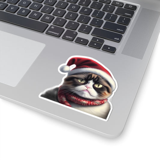 Crabby cat a17 – Funny Laptop Decal
