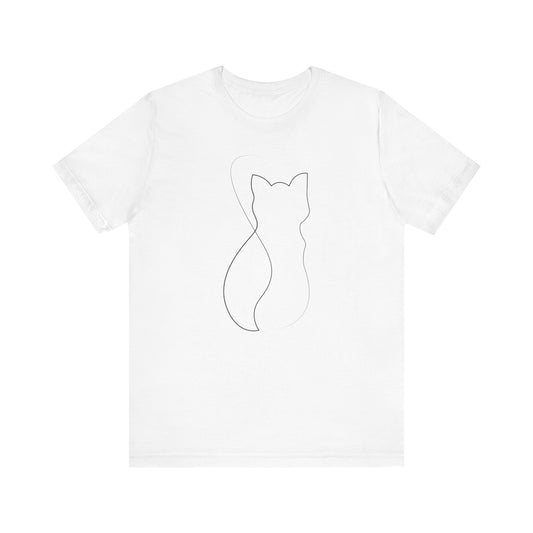 Delicate cat Unisex Jersey Short Sleeve Tee