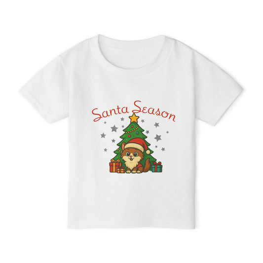 Santa Season Heavy Cotton™ Toddler T-shirt