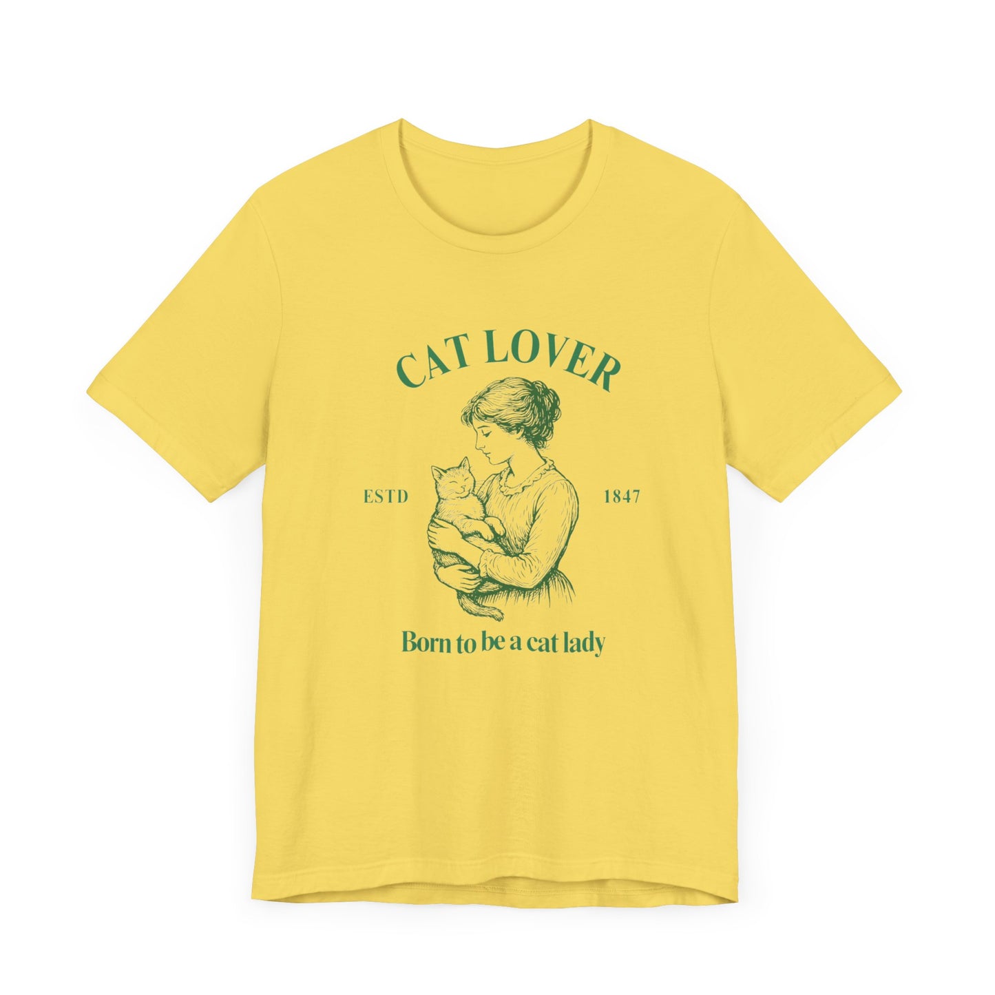 Born to be a Cat Lady Unisex Jersey Short Sleeve Tee