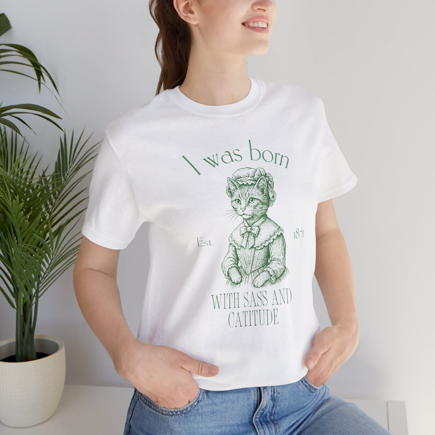 Born with Sass Unisex Jersey Short Sleeve Tee