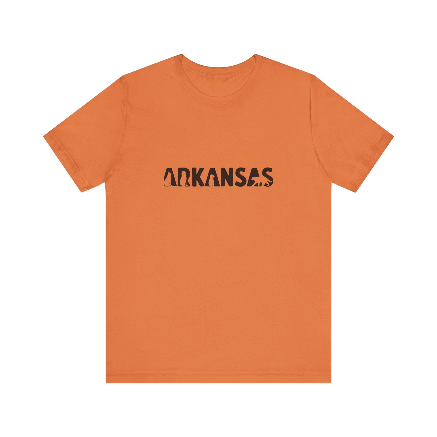 Arkansas cat letters Unisex Jersey Short Sleeve Tee