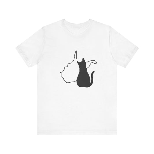 West Virginia  cat Unisex Jersey Short Sleeve Tee