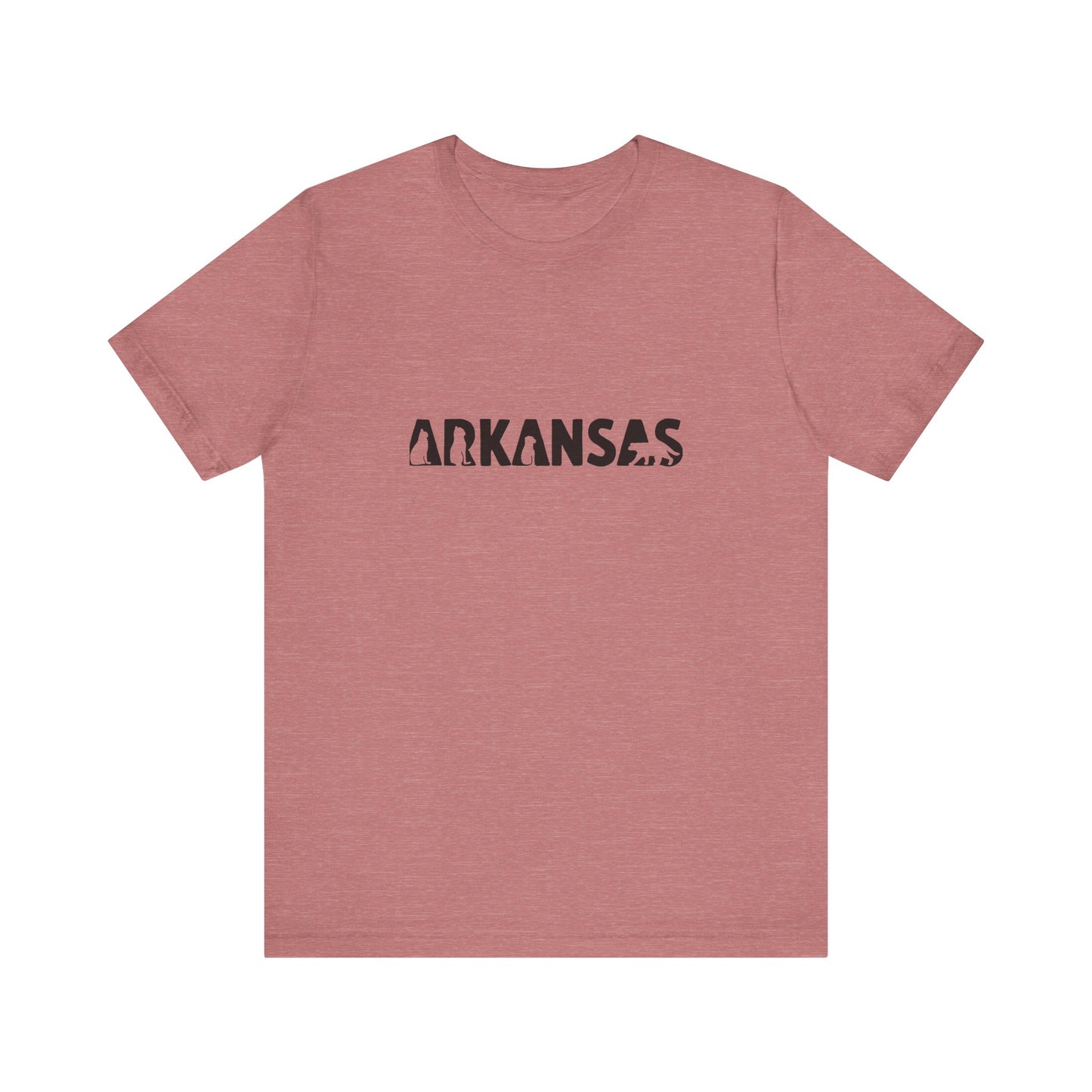 Arkansas cat letters Unisex Jersey Short Sleeve Tee