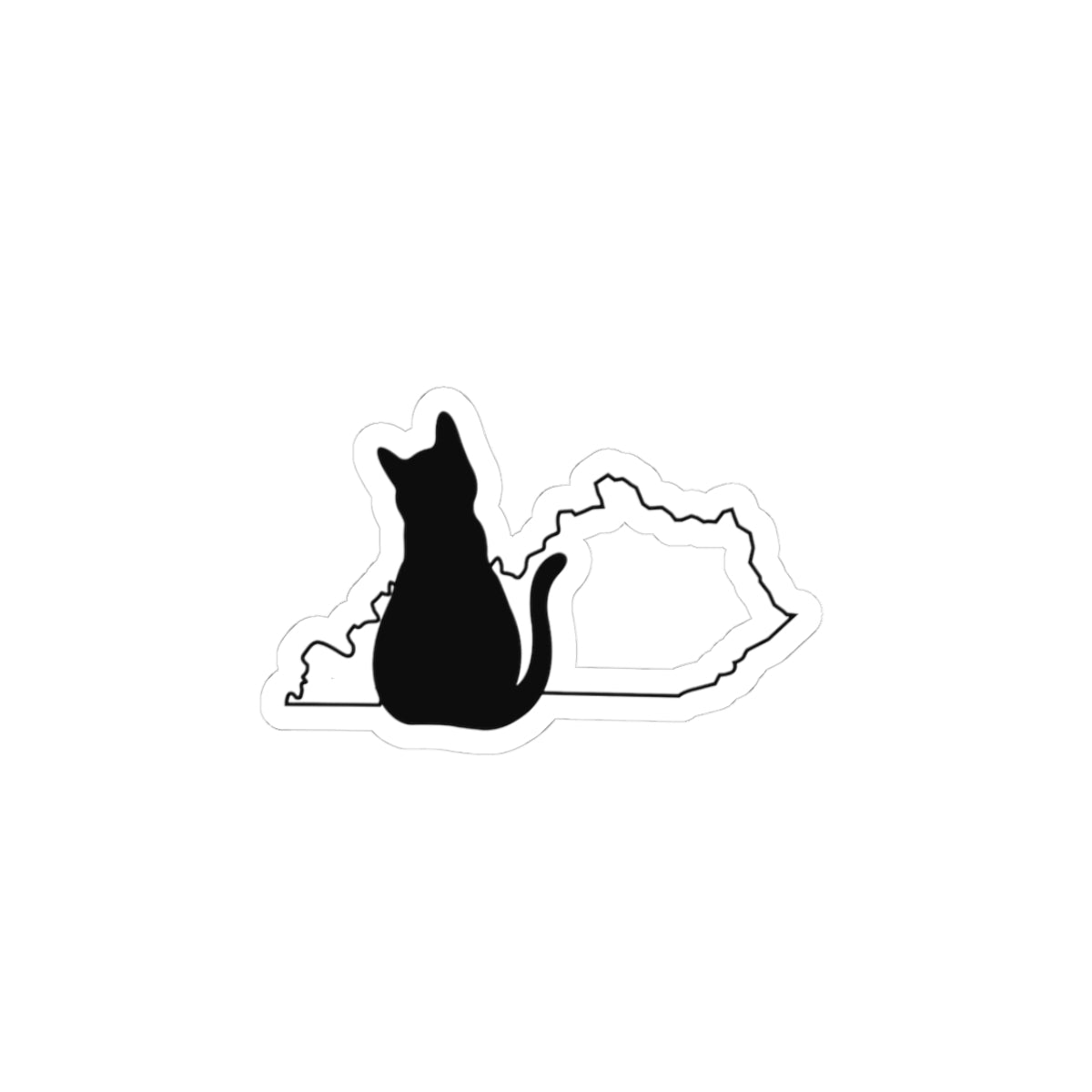 Kentucky Cat Laptop Decal