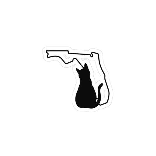 Florida Cat Laptop Decal