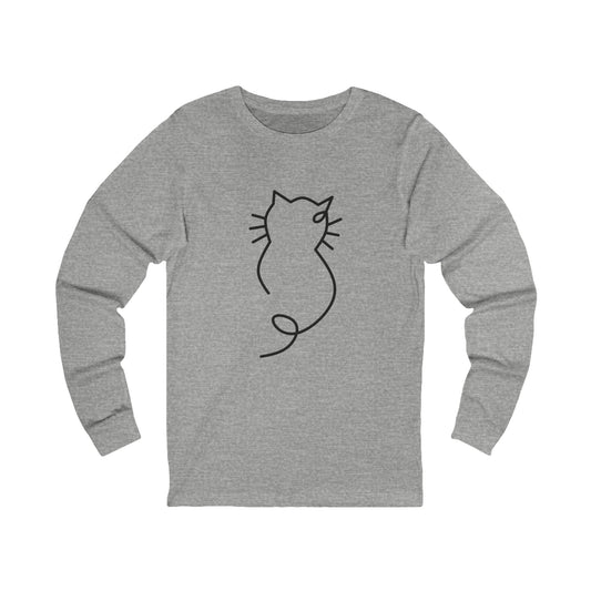 Kitten Swirl Unisex Jersey Long Sleeve Tee