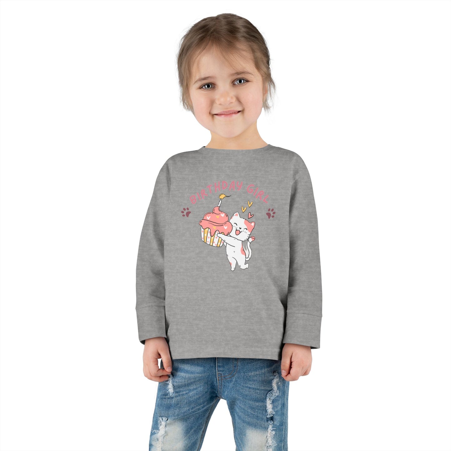Birthday girl Toddler Long Sleeve Tee