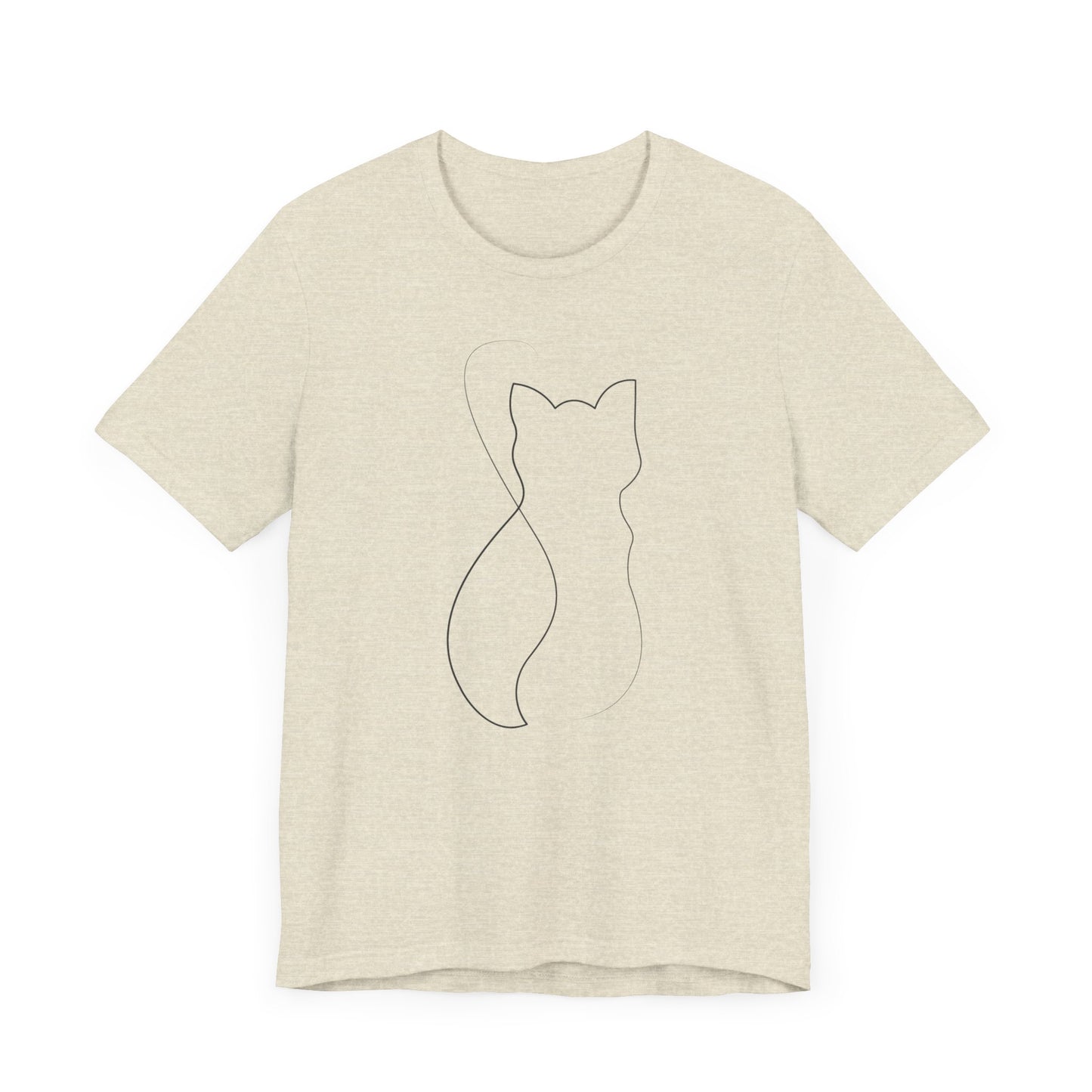 Delicate cat Unisex Jersey Short Sleeve Tee