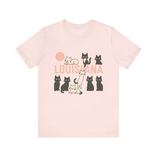 Louisiana Cats Unisex Jersey Short Sleeve Tee