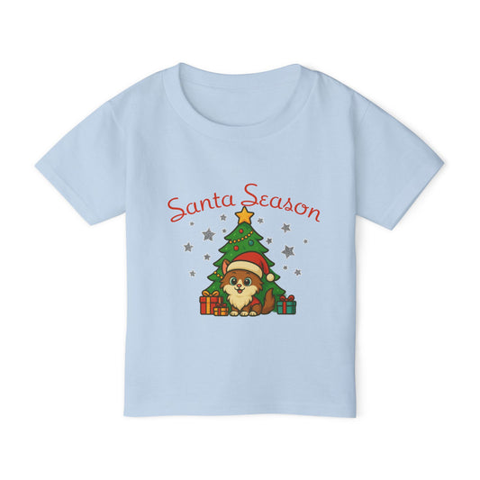 Santa Season Heavy Cotton™ Toddler T-shirt