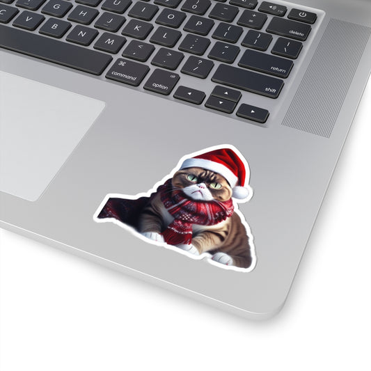Crabby cat a14 – Funny Laptop Decal