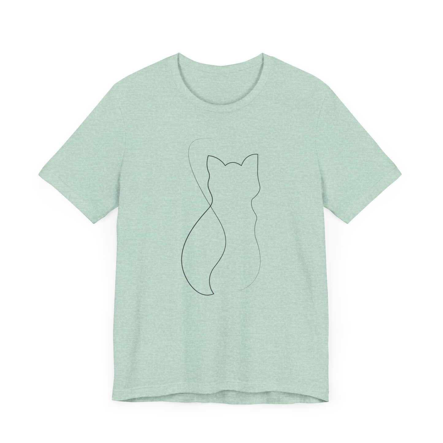 Delicate cat Unisex Jersey Short Sleeve Tee