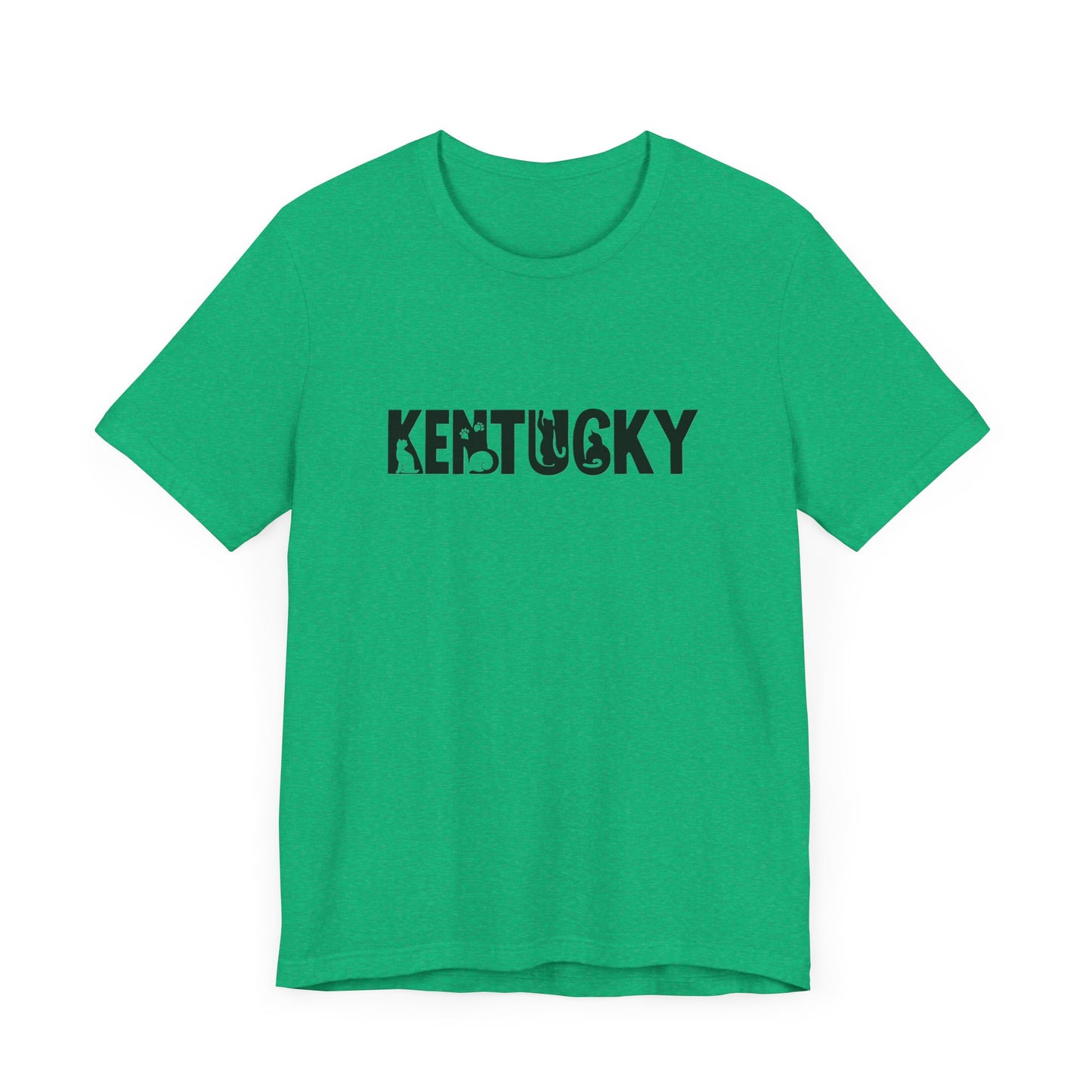 Kentucky cat letters Unisex Jersey Short Sleeve Tee