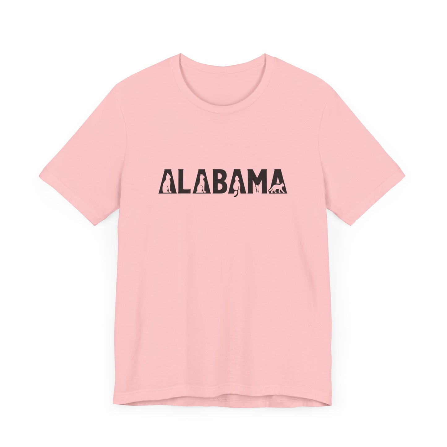 Alabama cat letters Unisex Jersey Short Sleeve Tee