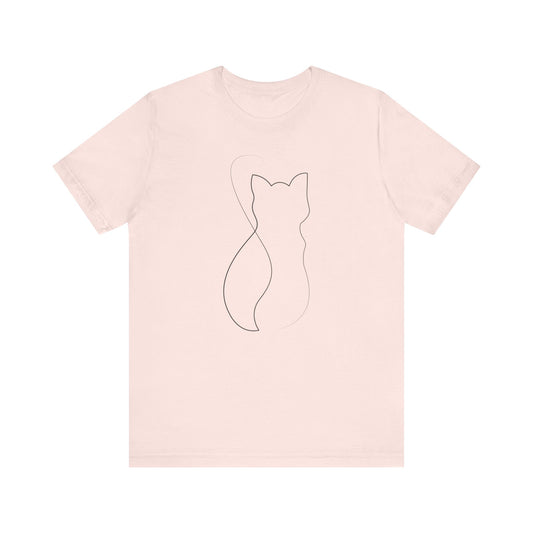 Delicate cat Unisex Jersey Short Sleeve Tee