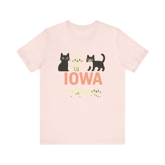 Iowa Cats Unisex Jersey Short Sleeve Tee