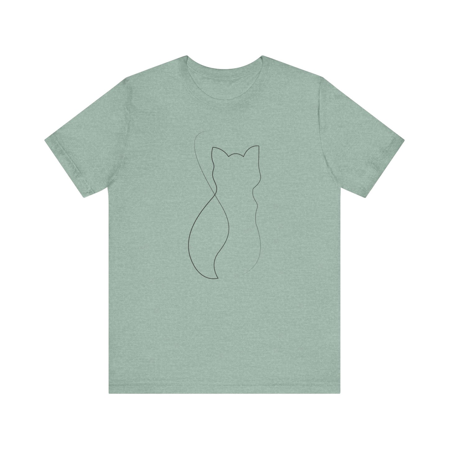 Delicate cat Unisex Jersey Short Sleeve Tee