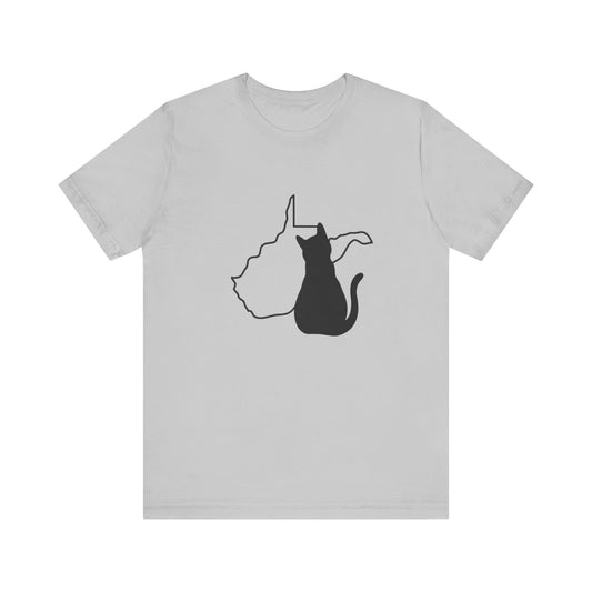 West Virginia  cat Unisex Jersey Short Sleeve Tee