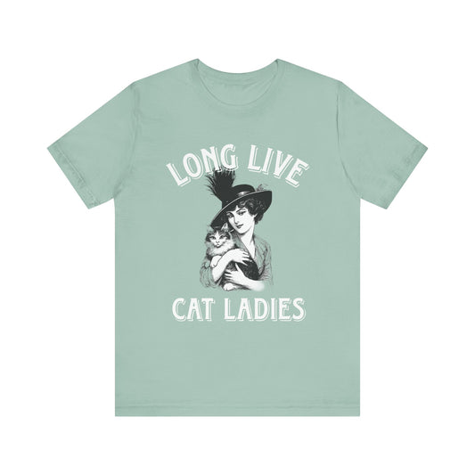 A Cat Lady Unisex Jersey Short Sleeve Tee