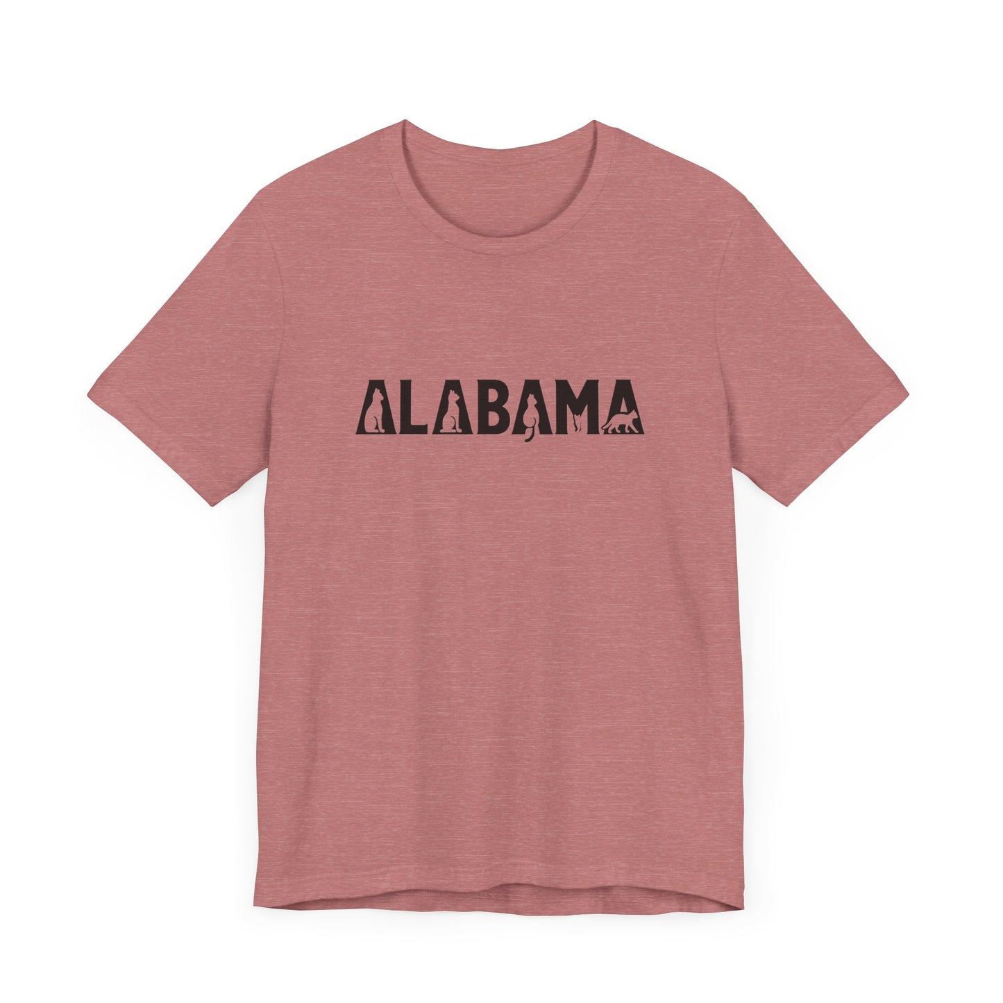 Alabama cat letters Unisex Jersey Short Sleeve Tee
