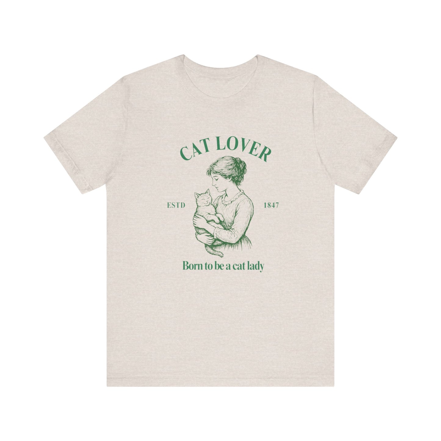 Born to be a Cat Lady Unisex Jersey Short Sleeve Tee