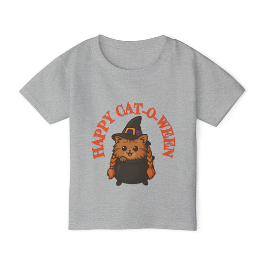 Happy Cat-o-Ween Heavy Cotton™ Toddler T-shirt