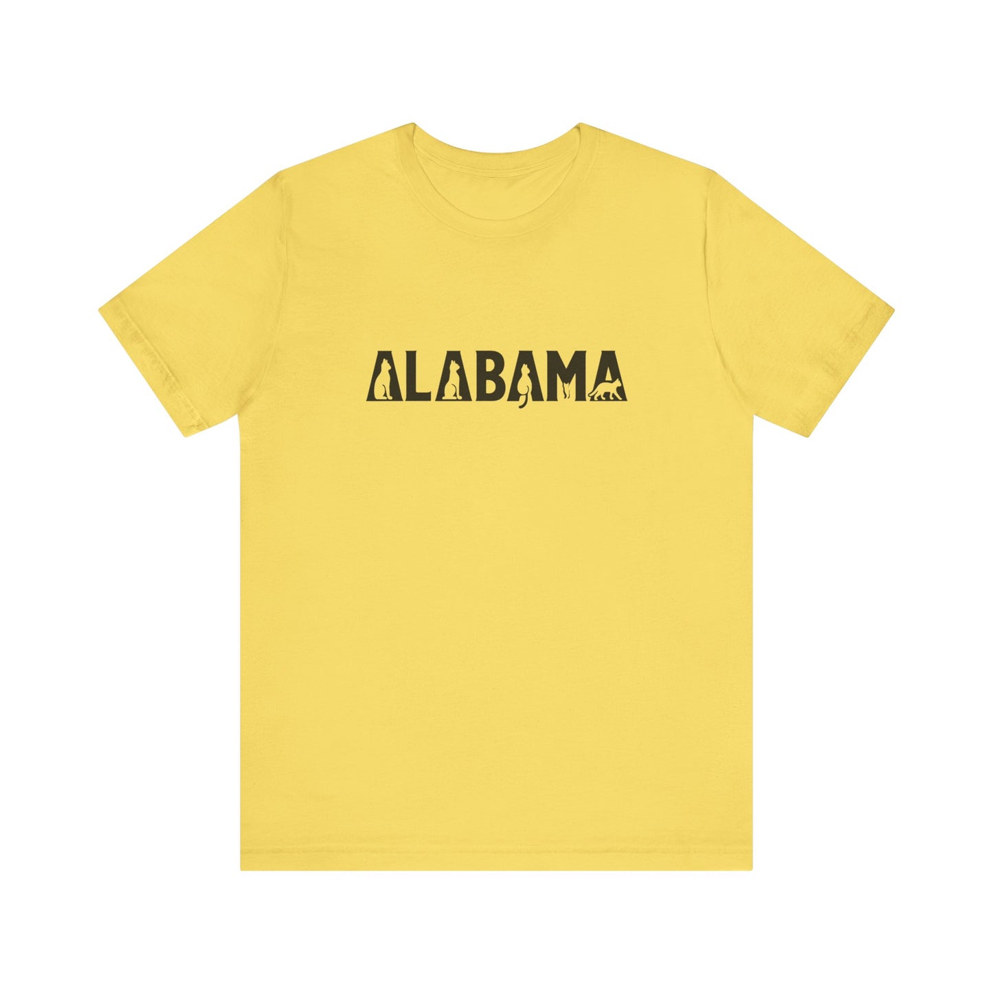 Alabama cat letters Unisex Jersey Short Sleeve Tee