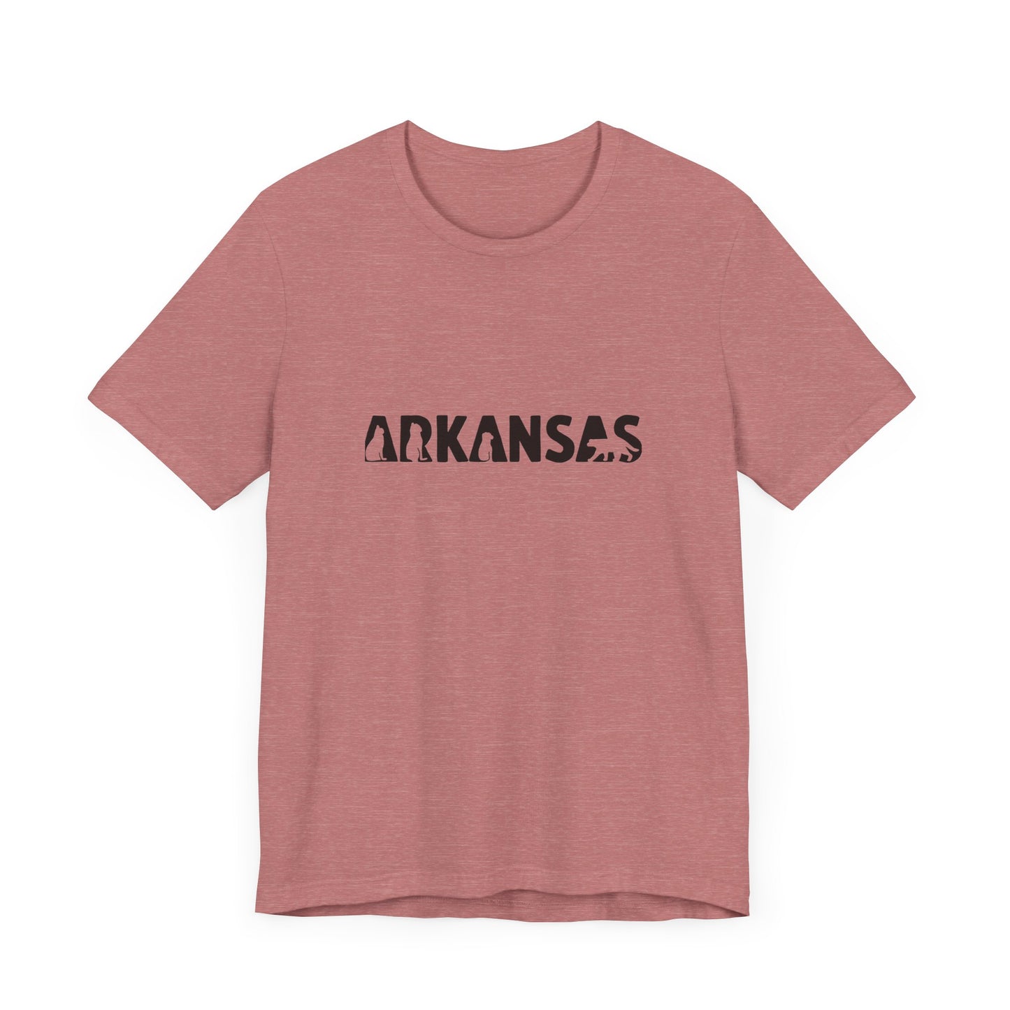 Arkansas cat letters Unisex Jersey Short Sleeve Tee