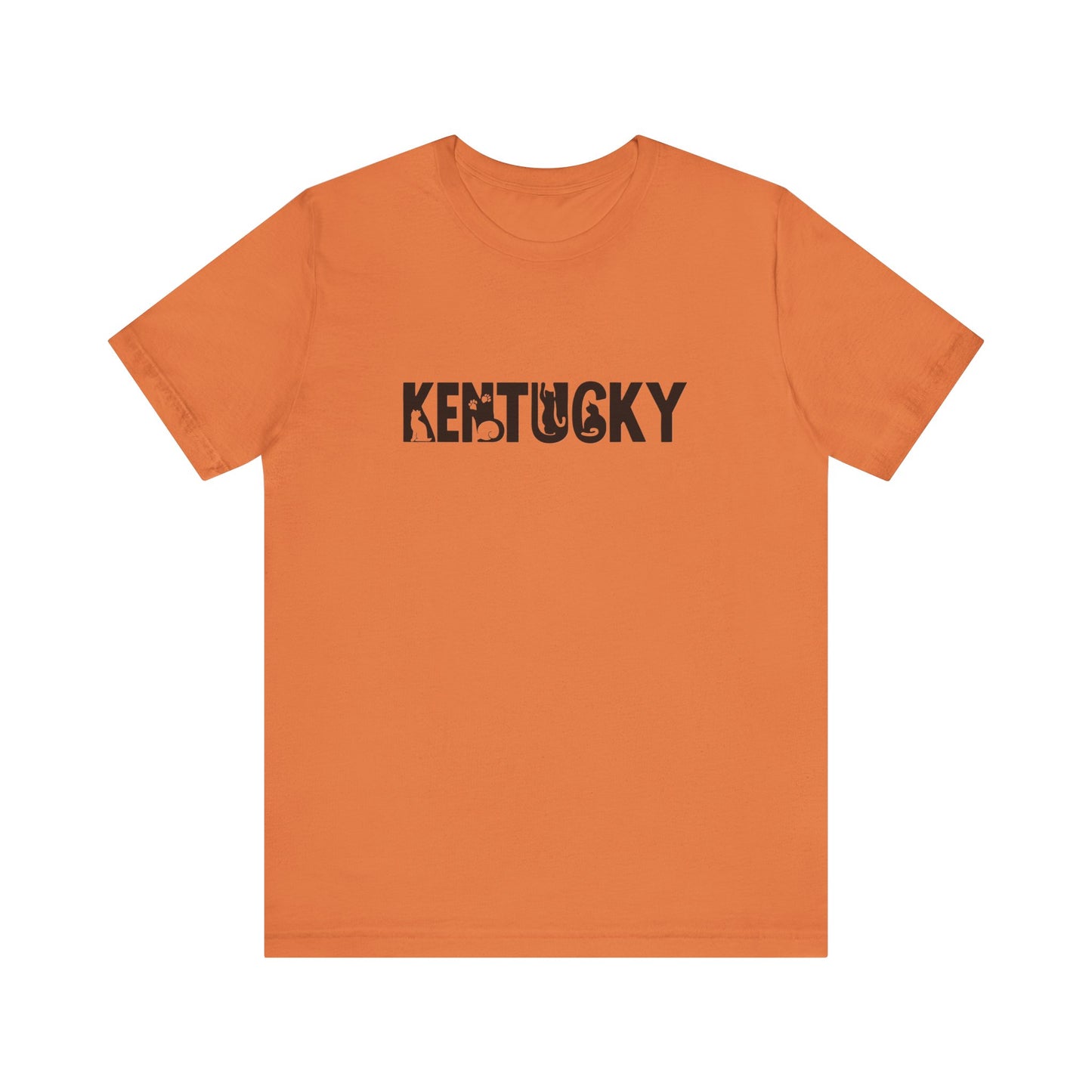 Kentucky cat letters Unisex Jersey Short Sleeve Tee