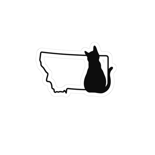 Montana Cat Laptop Decal