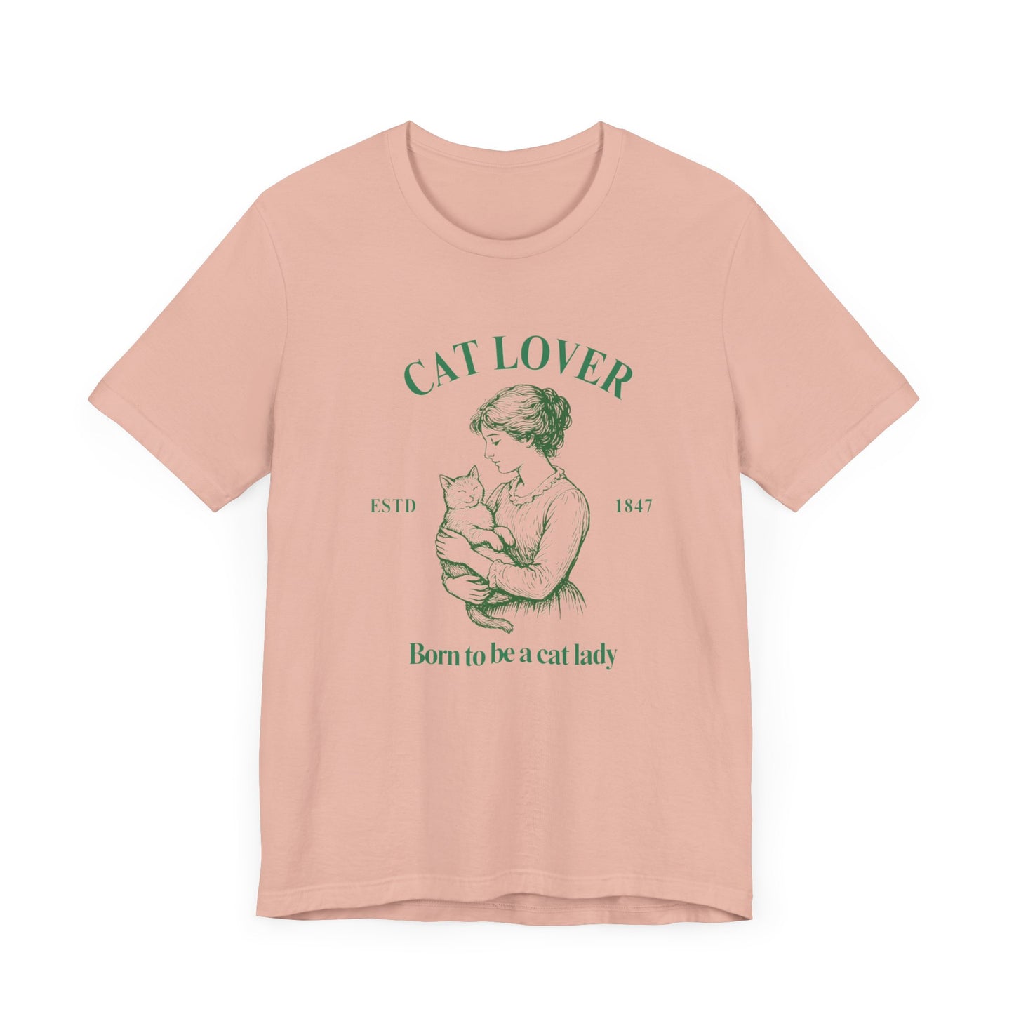 Born to be a Cat Lady Unisex Jersey Short Sleeve Tee